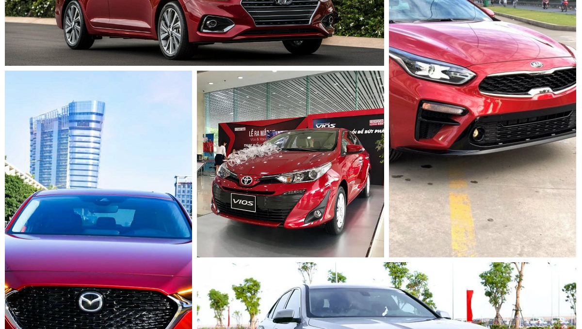 Top 5 mẫu sedan 'ăn khách' nhất tháng 9/2020